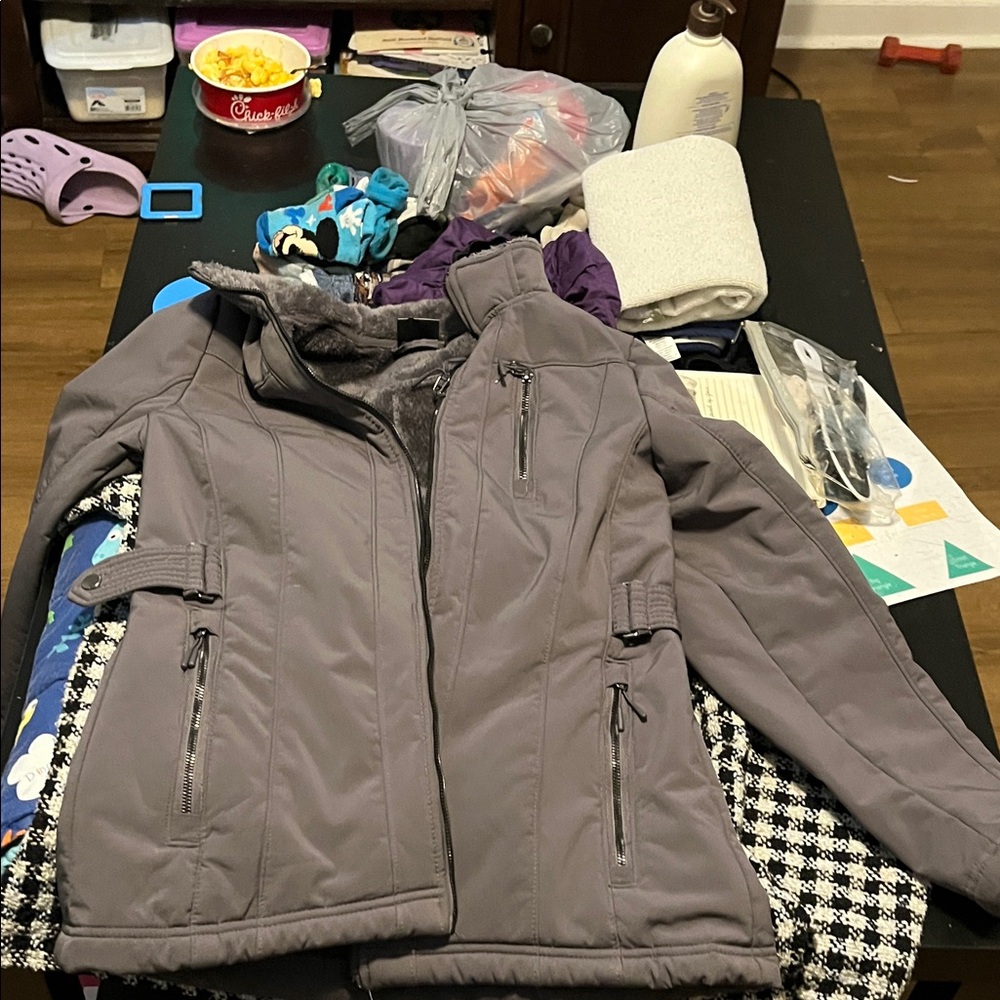 ZeroXposur Women's Purple Puffer Jacket